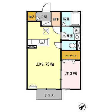 マローネ平針の間取り