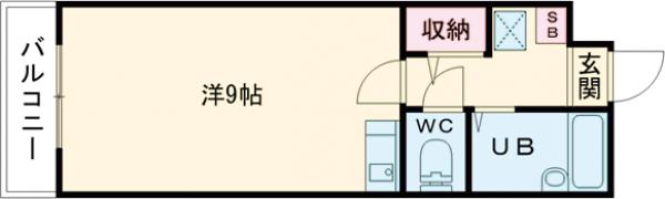 スリム藤崎Ⅰの間取り