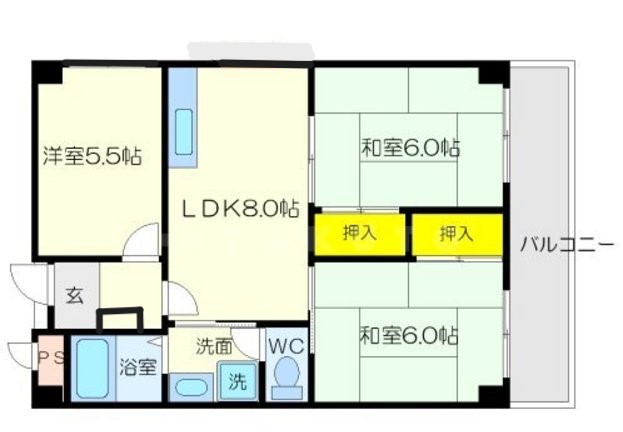 エミネンス千里の間取り