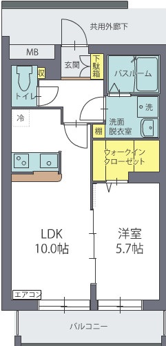 グリーンヒルズ EASTⅠの間取り
