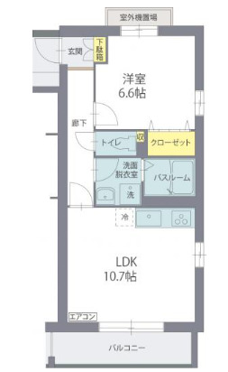 グリーンヒルズ EASTⅠの間取り