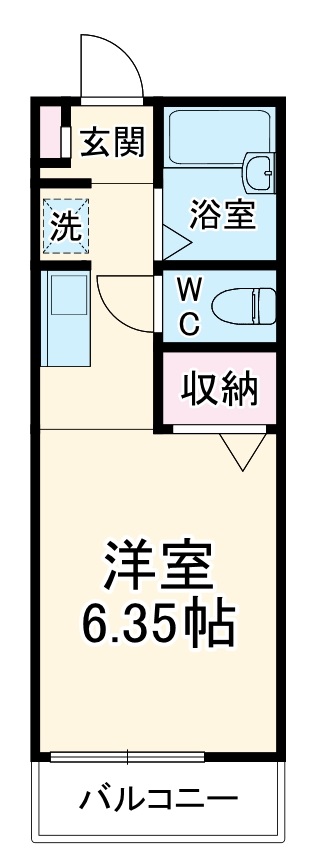 リファレンス胡録台B棟の間取り