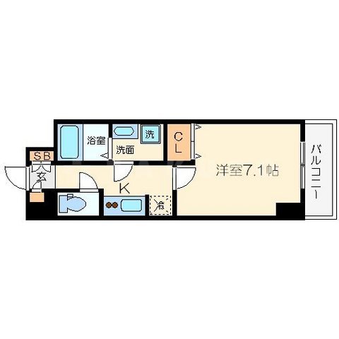 S-RESIDENCE Hommachi Marksの間取り