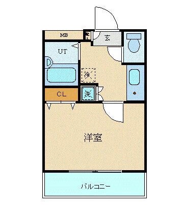 南蒲田の完工年月(2002年4月)築の賃貸マンションの間取り
