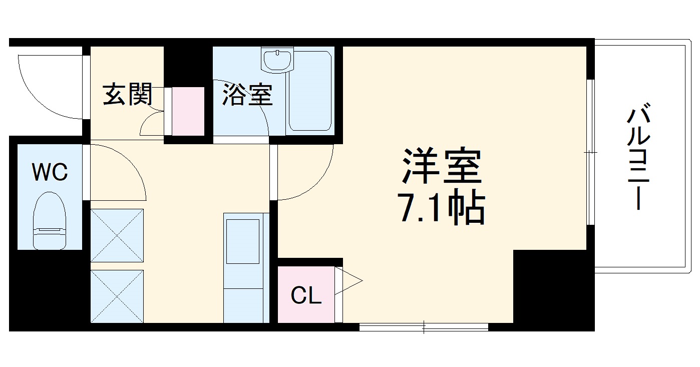 ＲＩＤＧＥ堀田の間取り
