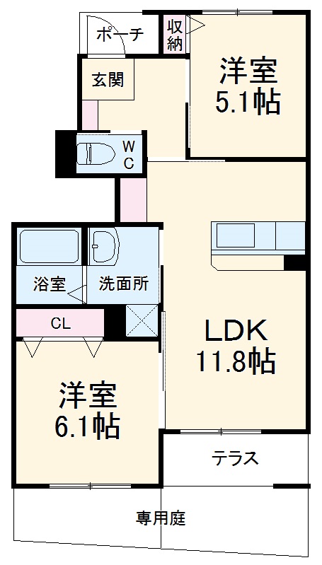 マ・グランⅡの間取り