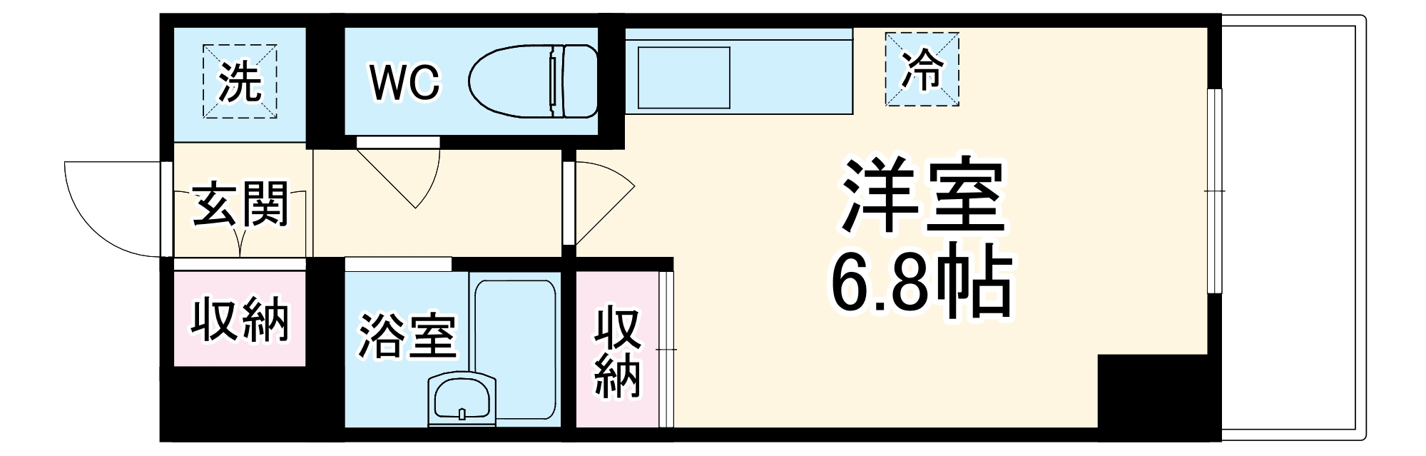 RIDGE堀田の間取り