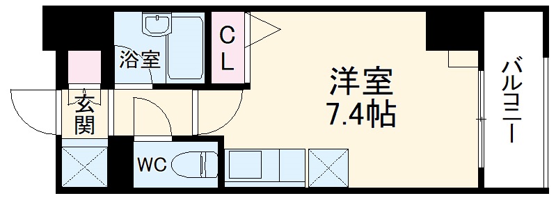ＲＩＤＧＥ堀田の間取り