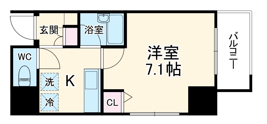 ＲＩＤＧＥ堀田の間取り