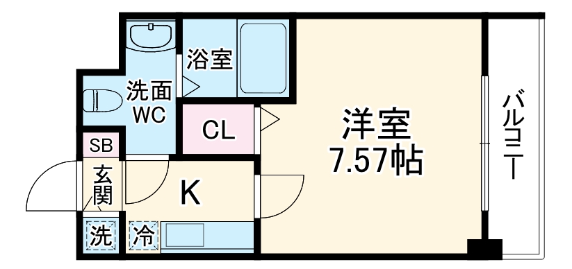 SERENiTE日本橋SUDの間取り