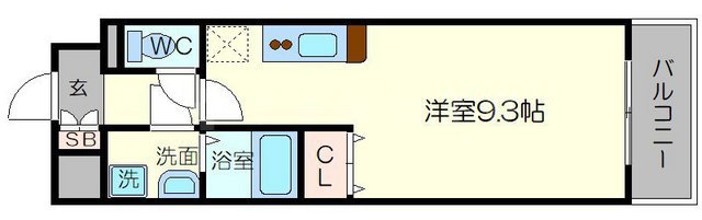 エクセレント上新20の間取り
