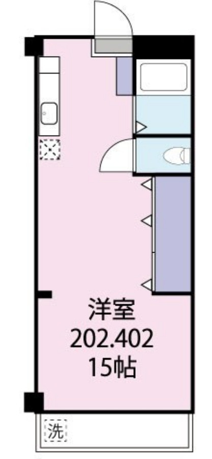 大建本八幡コーポの間取り
