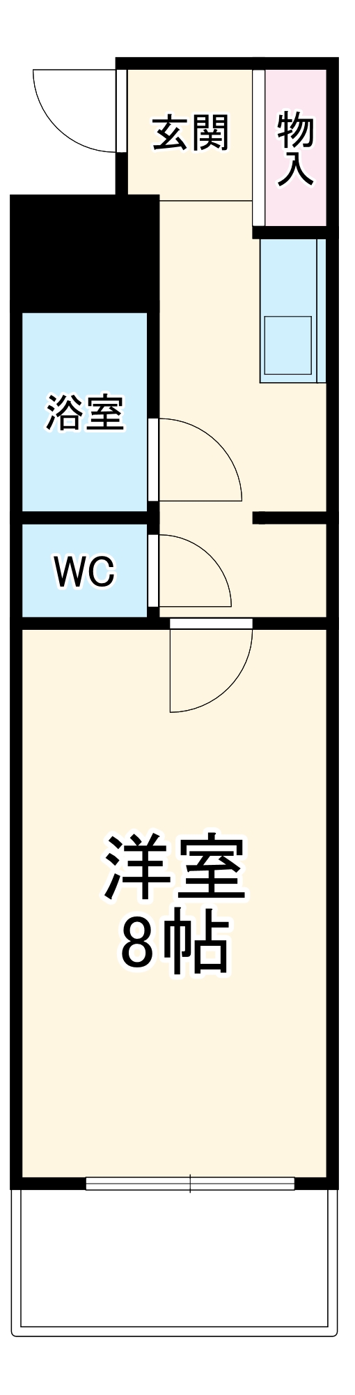 メゾン鶴里の間取り