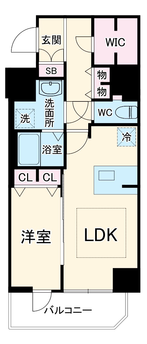 プレサンス松屋町グレースの間取り