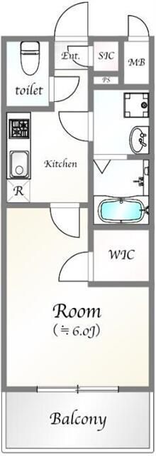 エスリード大阪城の間取り
