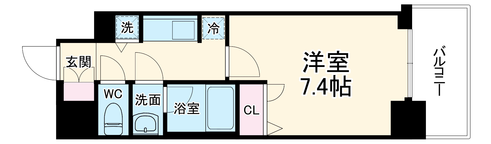 アーバネックス大阪城WESTの間取り