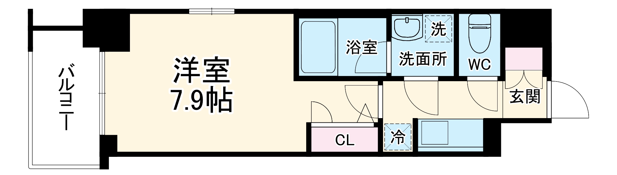 アーバネックス大阪城WESTの間取り