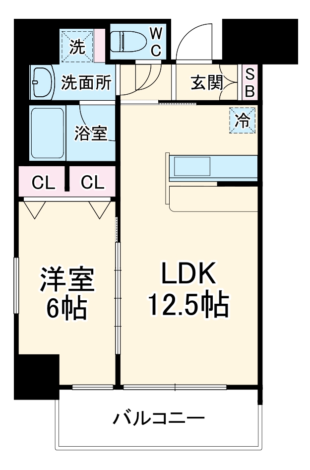ラクラス本町東の間取り