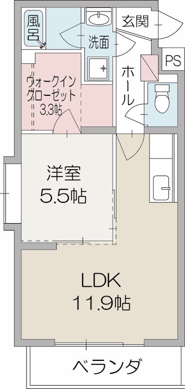 サンリッチの間取り