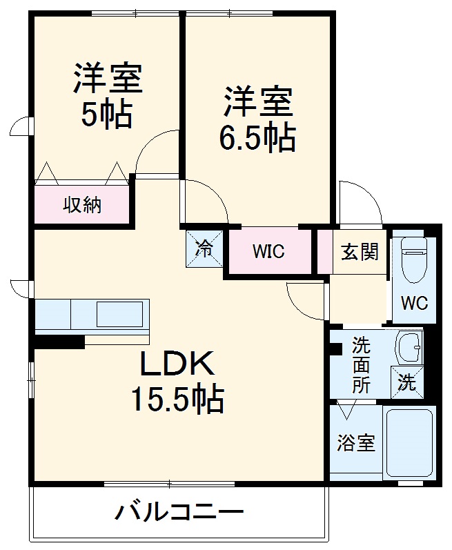 カラカーサⅡの間取り