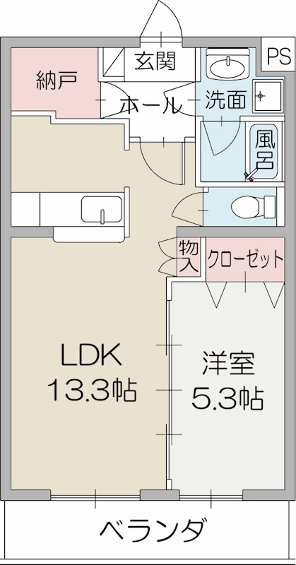 サンリッチの間取り