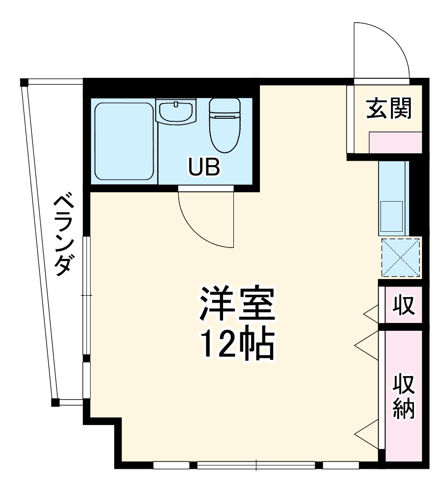 ルーチェⅡ・3A号室の間取り