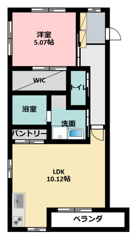 ル・リオン三方原の間取り