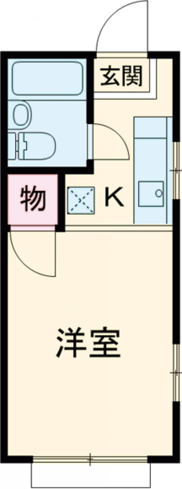 シルクハイムIWASAKI Bの間取り