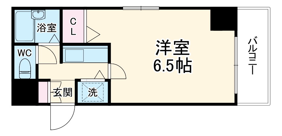 プレサンス同心アーバンステージの間取り