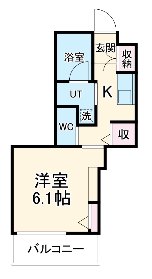 エスティメゾン西天満の間取り