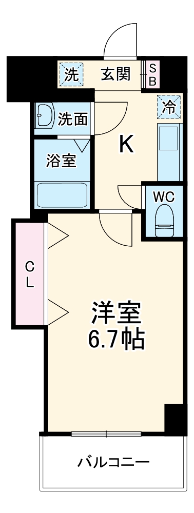ラグゼ都島北Ⅰの間取り