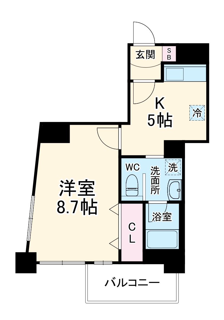 willDo南森町の間取り