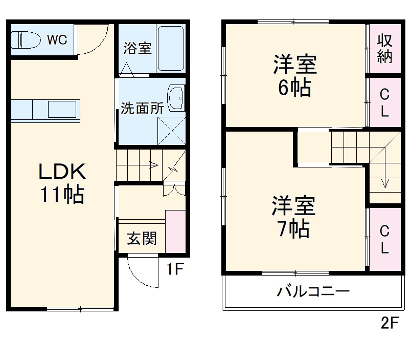 ブルーベリーⅢの間取り