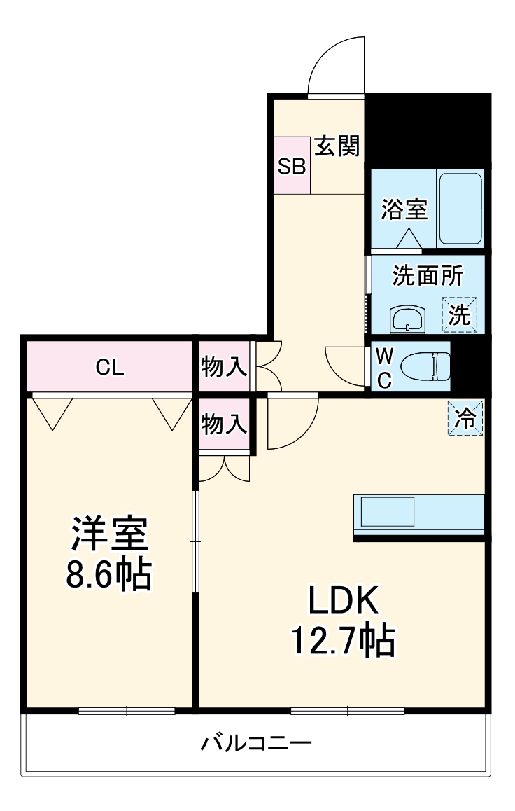 TNマンションⅤの間取り