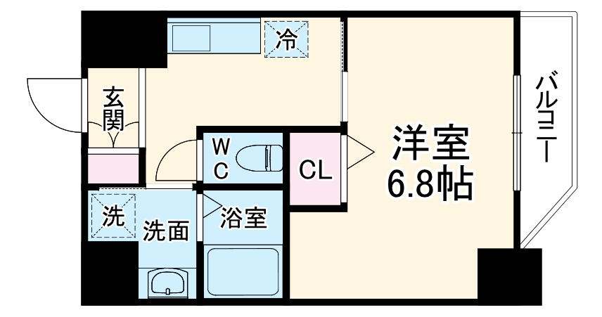 RIVER PARK FRONT 天神橋の間取り