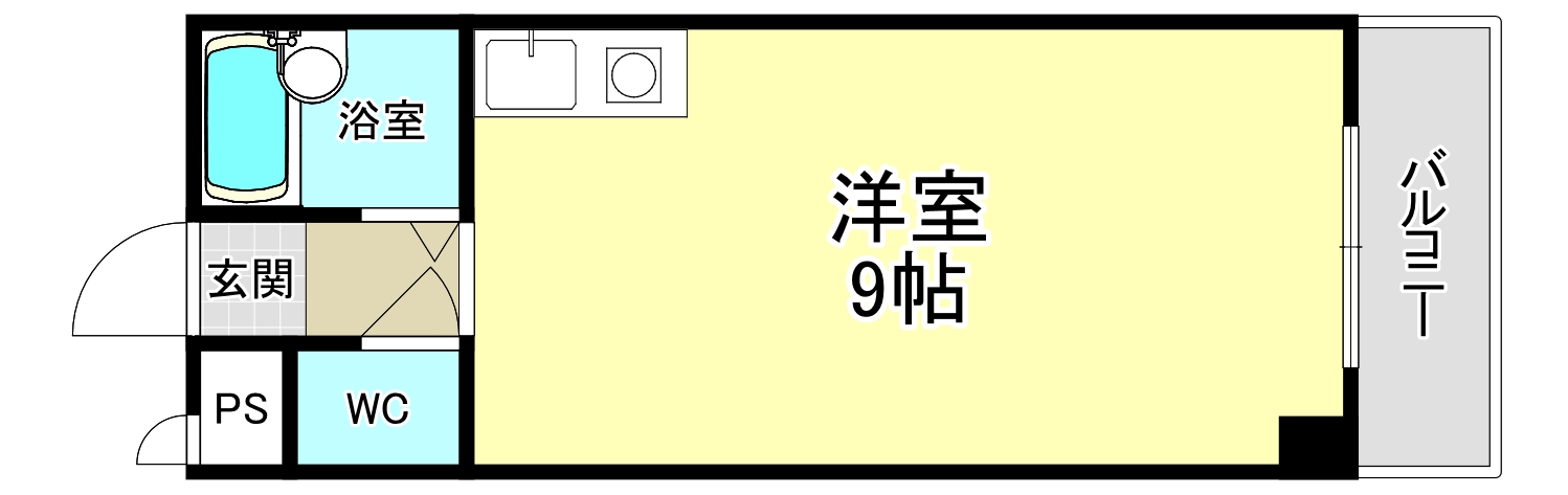 箕面コウメイハイツの間取り