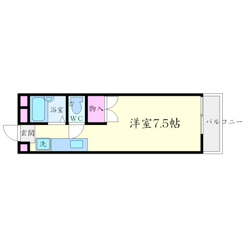 ハイツホシガキの間取り