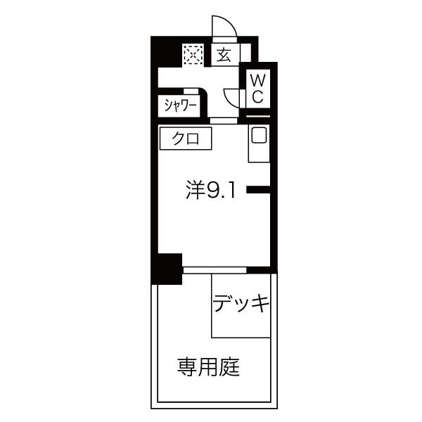 エスティライフ大阪都島の間取り