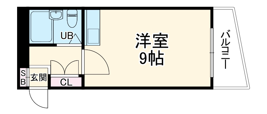 喜六ハイツの間取り