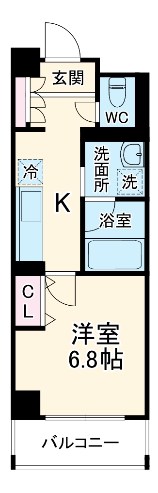 近江レジデンス4号館の間取り