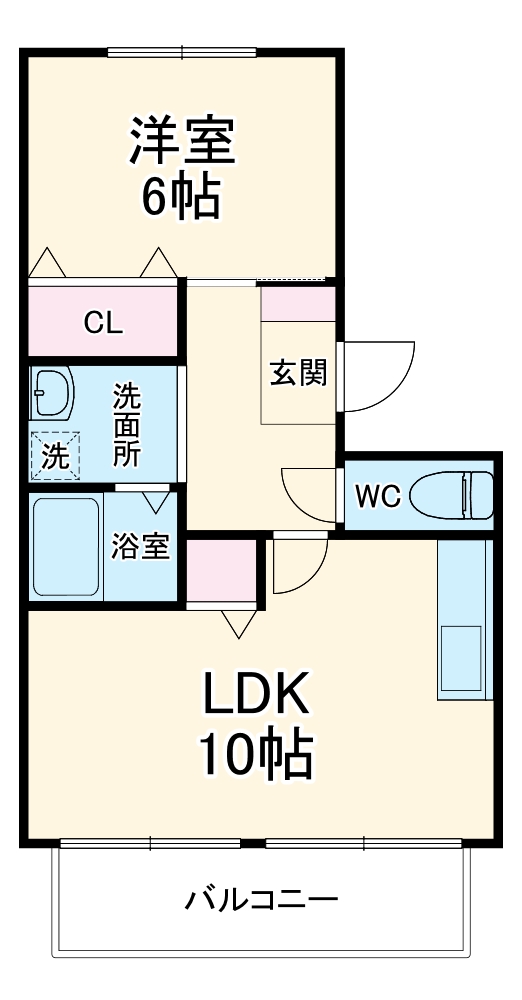 シャトルガーデン小野原 Aの間取り