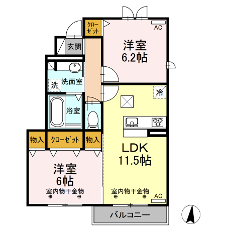 ピュアの間取り