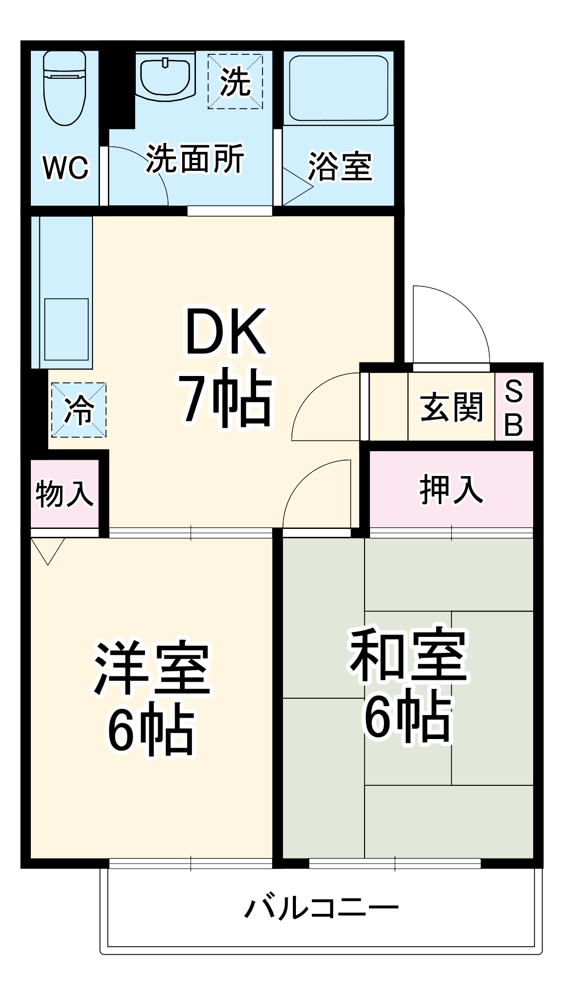 パレ・アージュの間取り