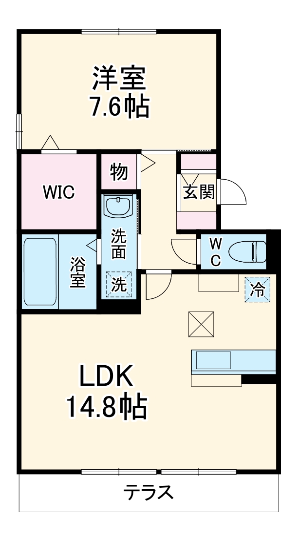 カーサ ヴェルデの間取り