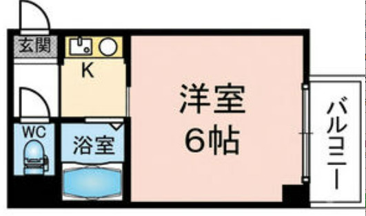 メゾンドール天神橋の間取り