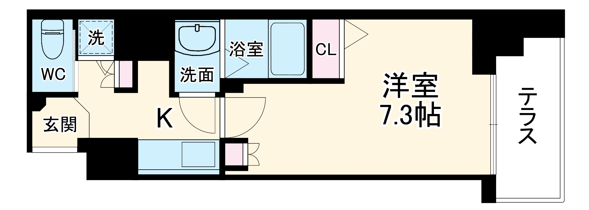 アクティ天満橋の間取り