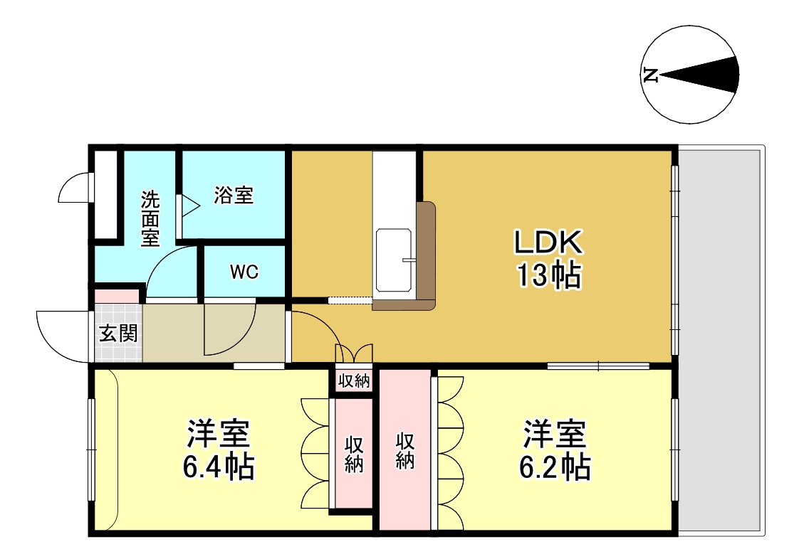 2/30 間取