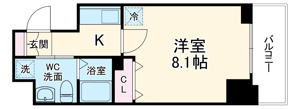 MSR梅田EAST (旧 GRACE NORTH NISHITEMMA)の間取り