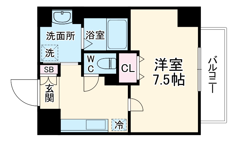 エスライズ天満パークサイドの間取り