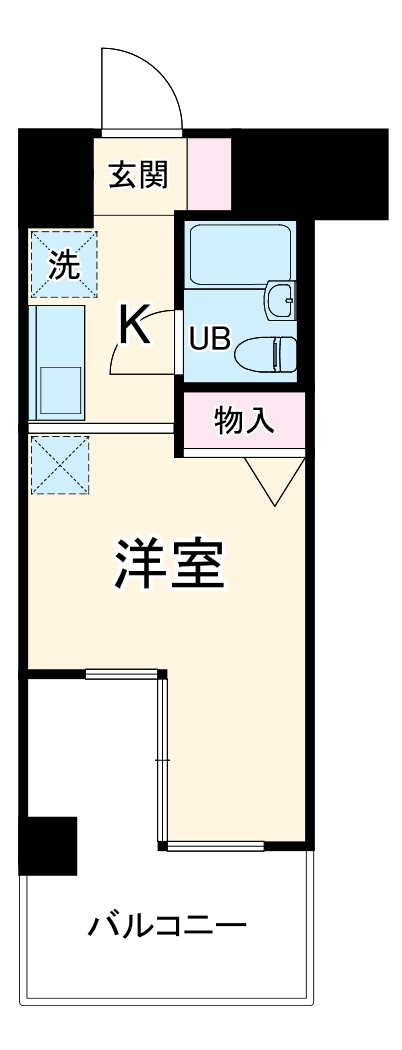 クレール東天満の間取り
